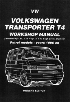 Paperback VW Transporter T4 Mnl, Petrol 1996 on Book