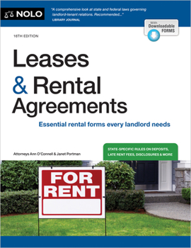 Paperback Leases & Rental Agreements Book