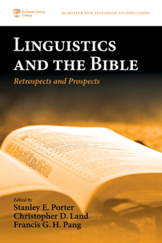 Paperback Linguistics and the Bible: Retrospects and Prospects Book