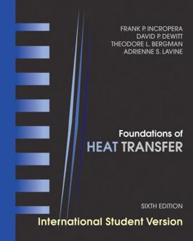 Paperback Heat Transfer, Sixth Edition International Student Version Book