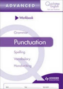 Paperback Quickstep English Workbook Punctuation Advanced Stage Book