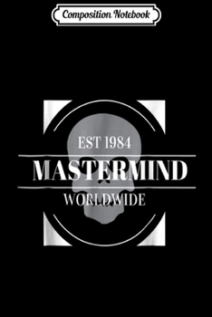 Paperback Composition Notebook: Mastermind Worldwide Est 1984 Skull Kpop Korean Music Journal/Notebook Blank Lined Ruled 6x9 100 Pages Book