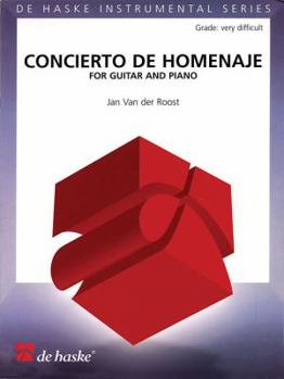 Paperback Concierto de Homenaje: For Guitar and Piano Book