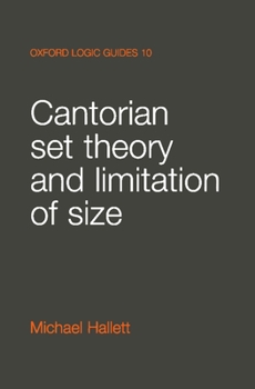 Paperback Cantorian Set Theory and Limitation of Size Book