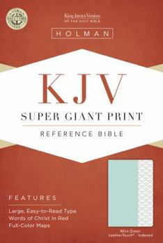 Imitation Leather Super Giant Print Reference Bible-KJV [Large Print] Book