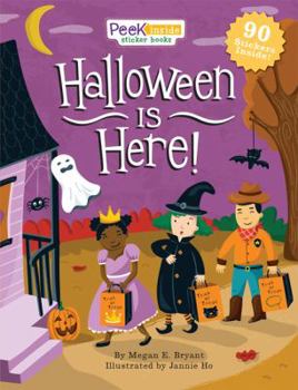 Paperback Peek Inside: Halloween Is Here! (Peek Inside Sticker Books) Book