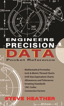 Spiral-bound Engineers Precision Data Pocket Reference Book