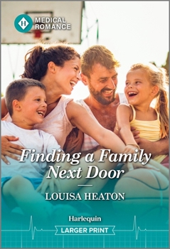 Mass Market Paperback Finding a Family Next Door [Large Print] Book