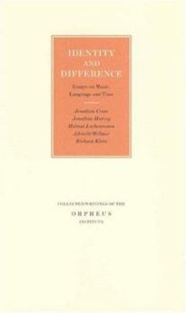 Paperback Identity and Difference: Essays on Music, Language and Time Book