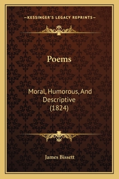 Paperback Poems: Moral, Humorous, And Descriptive (1824) Book