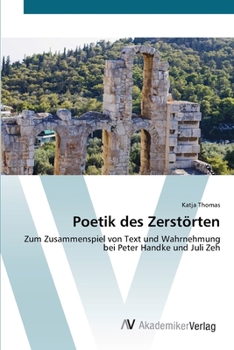 Paperback Poetik des Zerstörten [German] Book