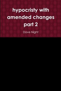 Paperback hypocristy with amended changes part 2 Book