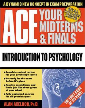 Paperback Ace Your Midterms & Finals: Introduction to Psychology Book