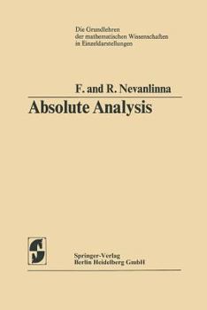 Paperback Absolute Analysis Book