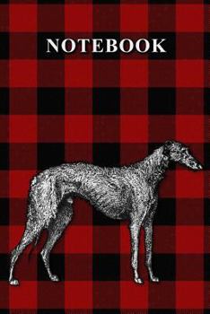 Notebook: Deerhound - 6" x 9" 100 Pages Wide Ruled Journal