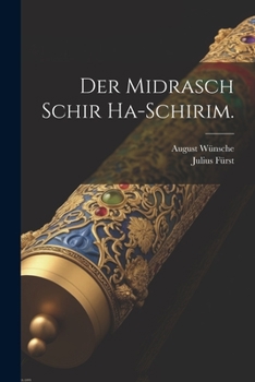 Paperback Der Midrasch Schir Ha-Schirim. [German] Book