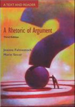 Paperback A Rhetoric of Argument: Book Alone Book