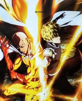 Notebook: One Punch Man Anime Soft Glossy Cover Graph Paper Pages Book 7.5 x 9.25 Inches 110 Pages