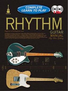 Paperback Rhythm Guitar Manual: Complete Learn to Play Instructions with 2 CDs Book