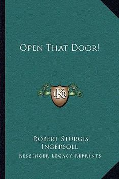 Paperback Open That Door! Book