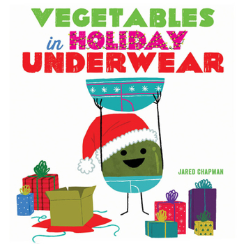 Hardcover Vegetables in Holiday Underwear Book