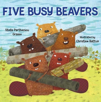 Hardcover Five Busy Beavers Book