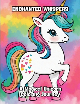 Paperback Enchanted Whispers: A Magical Unicorn Coloring Journey Book