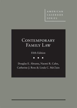 Hardcover Contemporary Family Law (American Casebook Series) Book