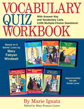 Paperback Vocabulary Quiz Workbook Book