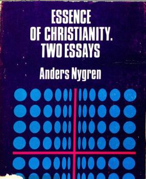 Hardcover Essence of Christianity: Two Essays Book