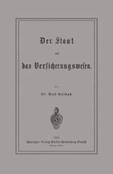 Paperback Der Staat Und Das Versicherungswesen [German] Book