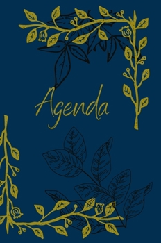 Hardcover Botanical Planner: A weekly organizational agenda. Book