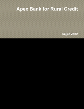 Paperback Apex Bank for Rural Credit Book