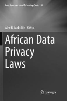 Paperback African Data Privacy Laws Book