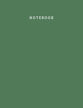 Notebook: White Plain Paper Notebook for Men and Women - 100 Pages 8.5x11 Inch Large Best Unruled Notebook Gift for Men, Unruled