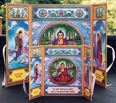 Hardcover Buddha Altar Book