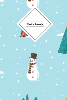 Composition Notebook: Journal Notepad for under $8 | 120 Sheets Dot Graph Paper | Perfect for School, Work, Students, Teacher | Cute Snowman Winter Edition Coverdesign