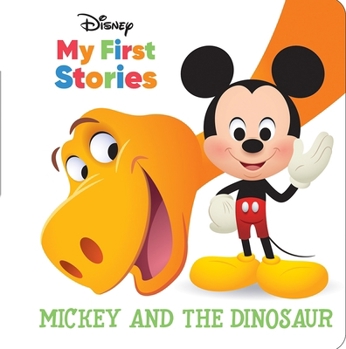 Hardcover Disney My First Stories: Mickey and the Dinosaur Book