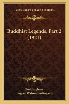 Paperback Buddhist Legends, Part 2 (1921) Book
