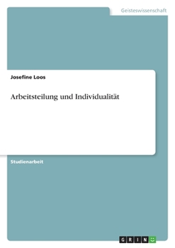 Paperback Arbeitsteilung und Individualität [German] Book