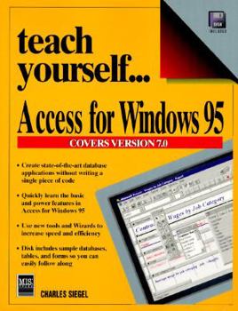 Paperback Teach Yourself...Access for Windows 95 Book