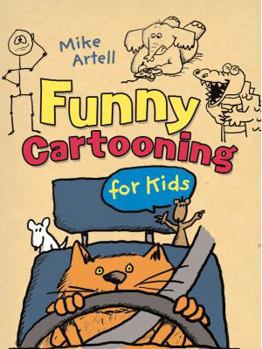 Paperback Funny Cartooning for Kids Book