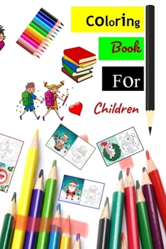 Paperback Coloring Book For Children Book