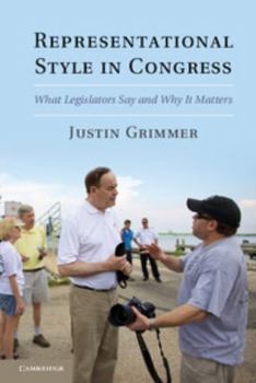 Hardcover Representational Style in Congress Book