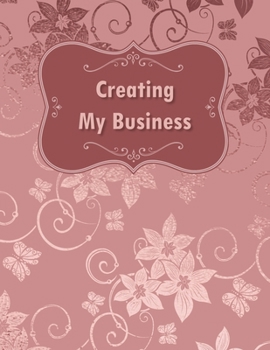Creating My Business: Golden Rose Cover | Business Planner Template