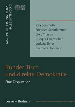 Paperback Runder Tisch Und Direkte Demokratie [German] Book