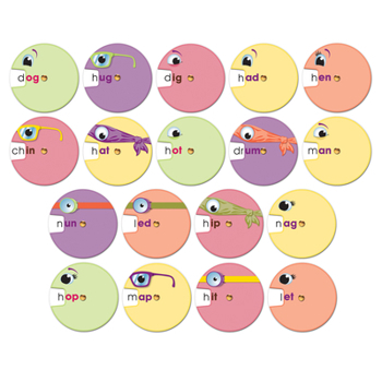 Word Wheels: Word Families Curriculum Cutouts
