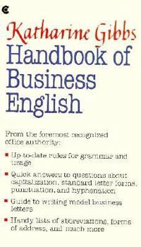 Paperback Katharine Gibbs Handbook of Business English Book