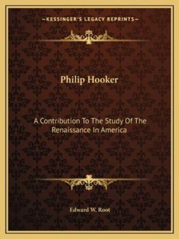 Philip Hooker: A Contribution To The Study Of The Renaissance In America