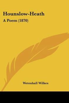 Paperback Hounslow-Heath: A Poem (1870) Book